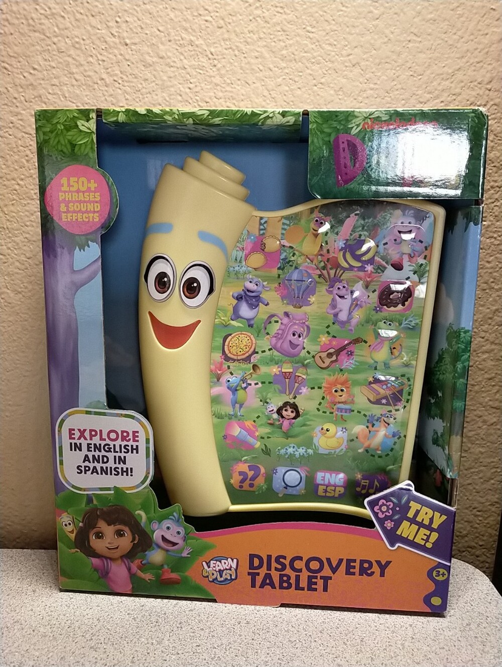 Dora The Explorer Play & Adventure Tablet Electronic Learning ENGLISH & SPANISH